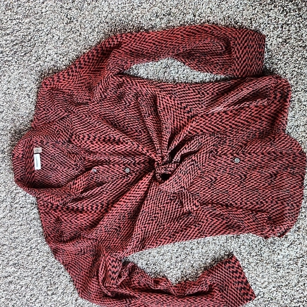 DKNYC Sheer Blouse